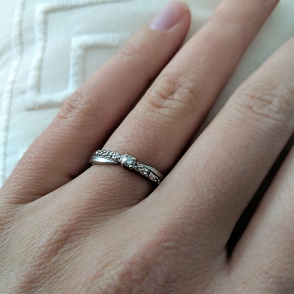 Crystal silver ring - Picture 2 of 2